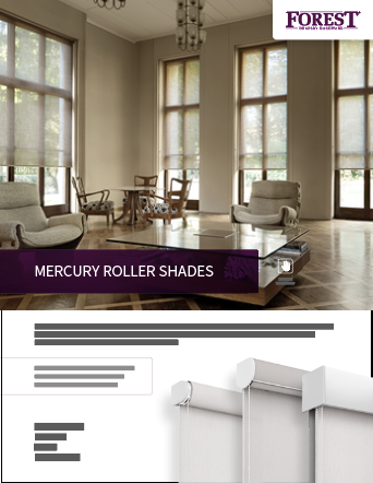 Forest Mercury Roller Shades Brochure