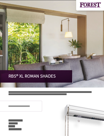Forest RBS XL Roman Shades Brochure