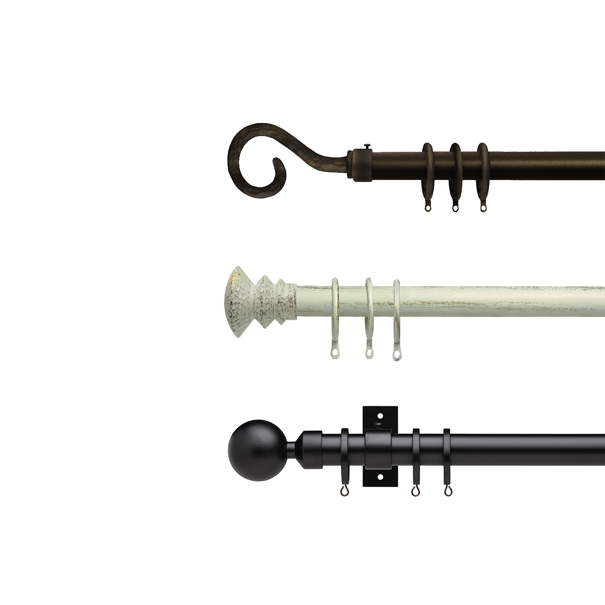 Forest Porto Iron Pole Sets